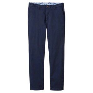 Tommy Bahama Boracay Flat Front Chino Pants Mens 36 x 32 Maritime Navy Blue